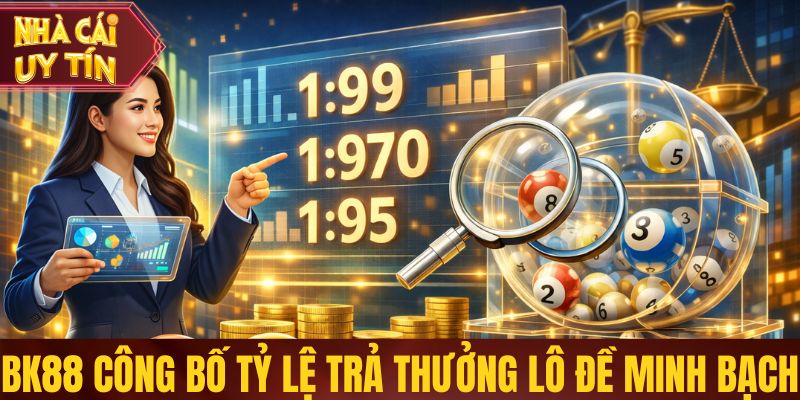 Top Nhà Cái Lô Đề Uy Tín Được Đánh Giá Cao Nhất 2026 Bk88 công bố tỷ lệ trả thưởng lô đề minh bạch