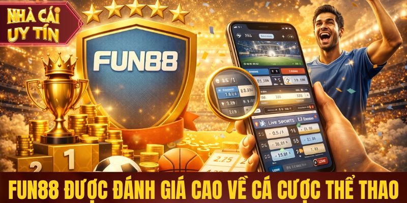 Top Nhà Cái Cá Cược Uy Tín Phù Hợp Chơi Lâu Dài Tại Việt Nam Fun88 được đánh giá cao ở mảng cá cược thể thao