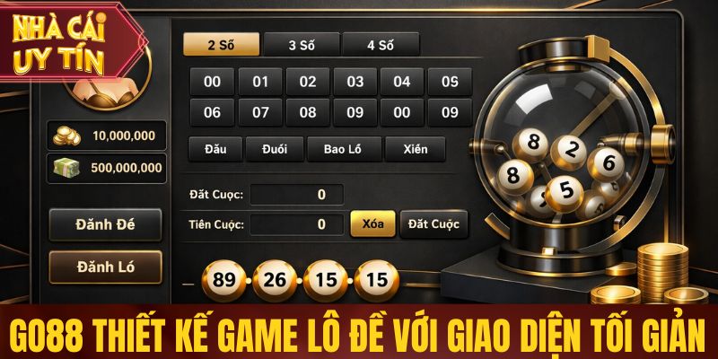 Top Nhà Cái Lô Đề Uy Tín Được Đánh Giá Cao Nhất 2026 Go88 thiết kế game lô đề với giao diện tối giản