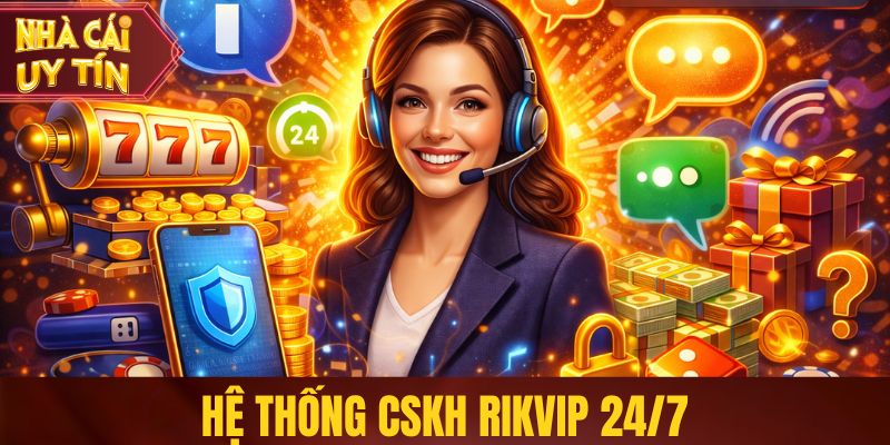 Khám Phá Rikvip - Kho Game Phong Phú, Giao Dịch Nhanh Hệ thống CSKH Rikvip 24/7
